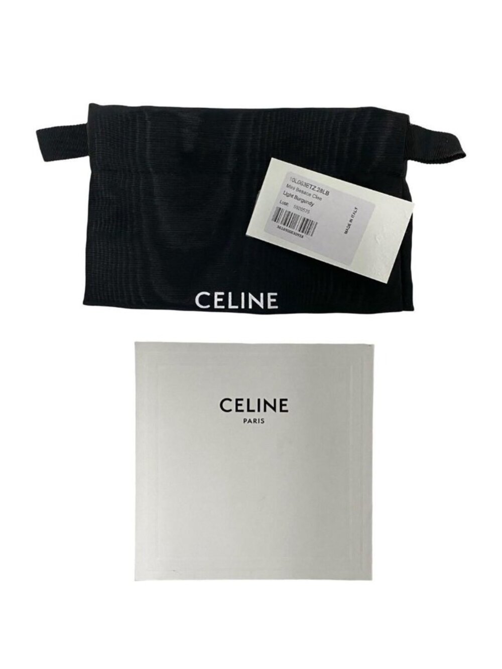 ★SOLD★ Celine Almost Box Mini Besace Triomphe Logo Calf Leather 2-Way Shoulder - Picture 8 of 8